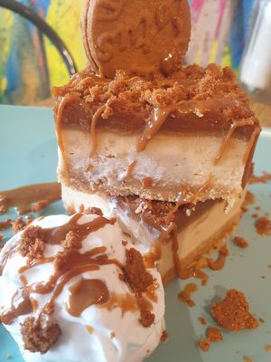 Biscoff stack naughty but nice 😆 at VK Plant Based Diner in Waterlooville