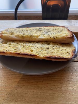 Garlic bread ! at VK Plant Based Diner in Waterlooville