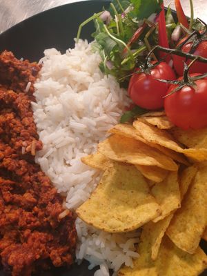 Chilli non carne 😋 at VK Plant Based Diner in Waterlooville