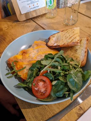 Lasagna at VK Plant Based Diner in Waterlooville