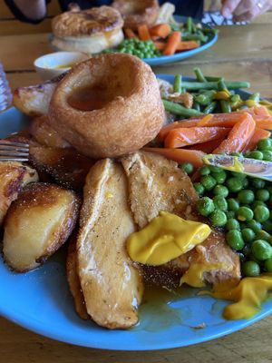 Delicious Sunday lunch  at VK Plant Based Diner in Waterlooville