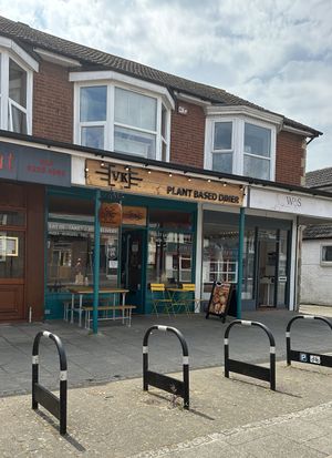 Outside   at VK Plant Based Diner in Waterlooville
