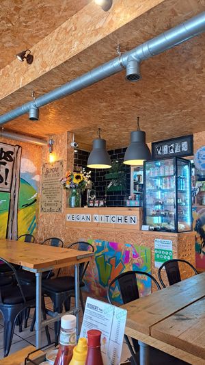 Interior at VK Plant Based Diner in Waterlooville