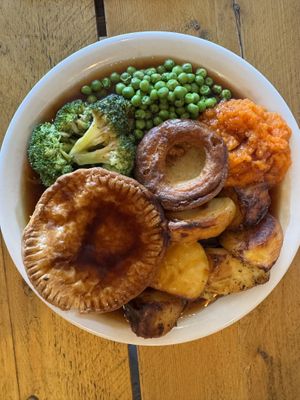 Deep filled pie option  at VK Plant Based Diner in Waterlooville