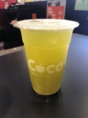 Original sugarcane   at CocoCane - City Square Mall in Central Singapore