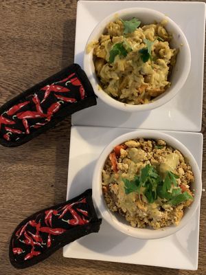  Mac & cheese 
Tofu scramble at Flying Apron Bakery - Fremont Ave in Seattle