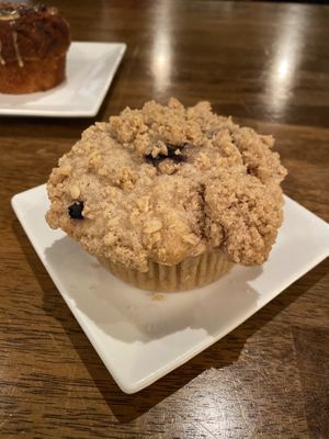 Blueberry crumble at Flying Apron Bakery - Fremont Ave in Seattle