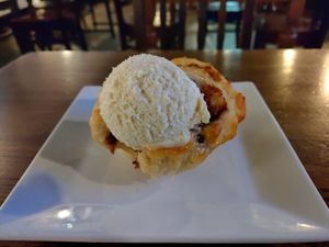 Cinnamon bun. Amazing. at Flying Apron Bakery - Fremont Ave in Seattle