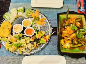 Vegan options  at Kin Kao in Aberdeen