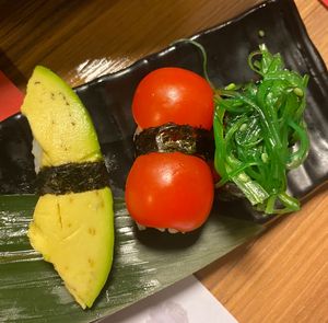 Vegan sushi at Yokoso in Pordenone