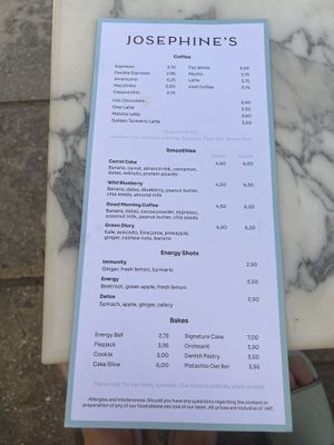   at Josephine's Coffee in Attard