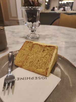 Lemon cake at Josephine's Coffee in Attard