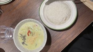 Vegan chicken curry  at Go Thai - 고타이 in Seoul