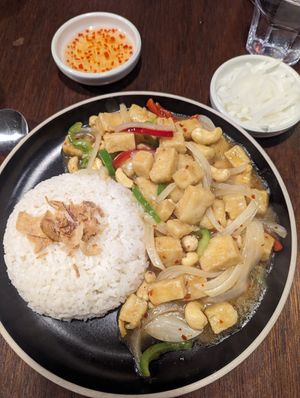 Tofu with cashews. at Go Thai - 고타이 in Seoul