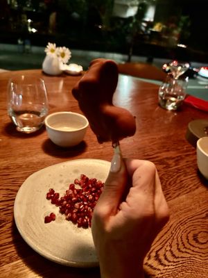 A very voluptuous lady 😆! Kudos for the beautiful artistry.  at Hide in London