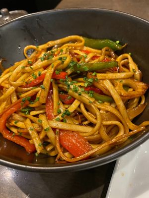 Wok veg and noodle bowl  at MAD - Kirei - T4 in Madrid