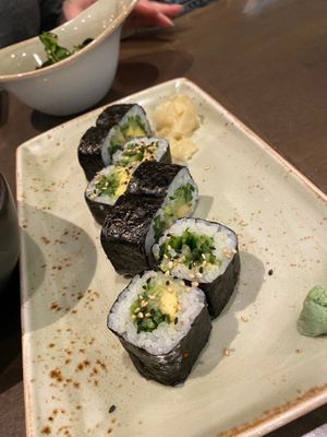 Vegan sushi 💚 at MAD - Kirei - T4 in Madrid