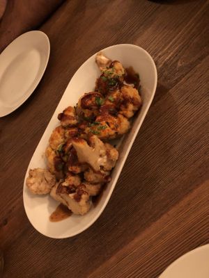 Coliflor bbq vegan  at Black Market BBQ in Denia