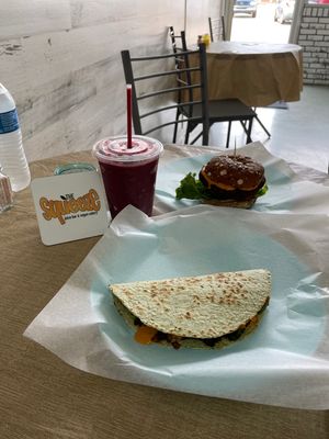   at The Squeeze Juice Bar and Vegan Eatery in Vicksburg