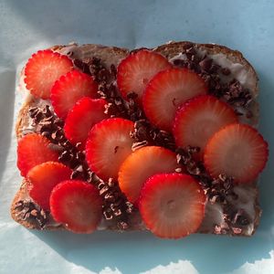 Strawberry toast   at The Squeeze Juice Bar and Vegan Eatery in Vicksburg