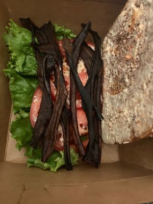 Yummy blt at The Squeeze Juice Bar and Vegan Eatery in Vicksburg