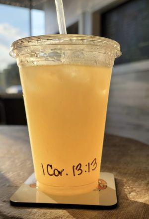 Ginger lemonade   at The Squeeze Juice Bar and Vegan Eatery in Vicksburg