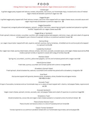   at The Squeeze Juice Bar and Vegan Eatery in Vicksburg