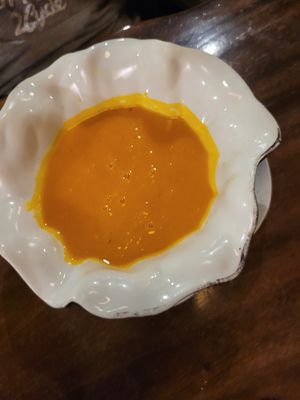 veggie soup at Fit Choices in Cartagena