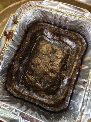 chocolate lava cake at Fit Choices in Cartagena