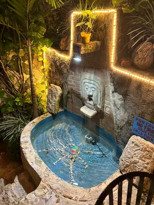   at Restaurante Los Arcos in Izamal