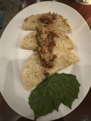 Quesadilla   at Restaurante Los Arcos in Izamal