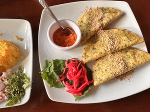  at Restaurante Los Arcos in Izamal