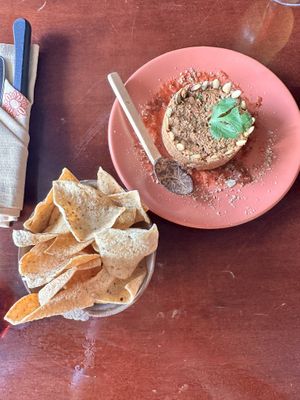   at Restaurante Los Arcos in Izamal