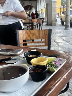   at Restaurante Los Arcos in Izamal