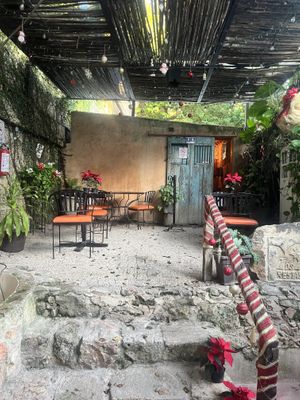   at Restaurante Los Arcos in Izamal