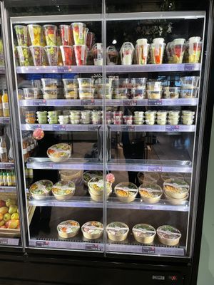 Cold options well labeled  at Natoo in Frankfurt