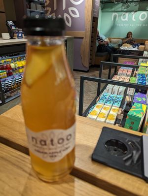 Apple iced tea at Natoo in Frankfurt