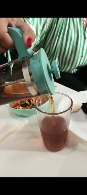 😋 Let's spill the tea at Vegan Spectrum مطبخ الطيف النباتي in Amman