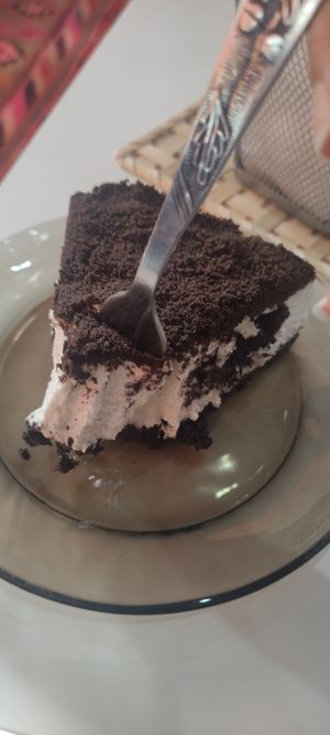 Oreo cheesecake  at Vegan Spectrum مطبخ الطيف النباتي in Amman