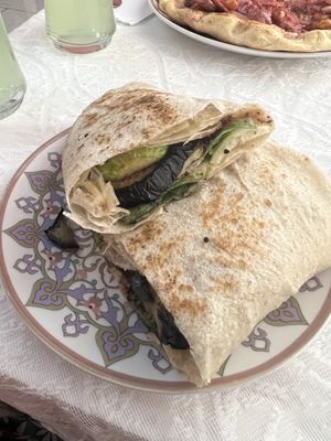 Palestiniam wrap  at Vegan Spectrum مطبخ الطيف النباتي in Amman