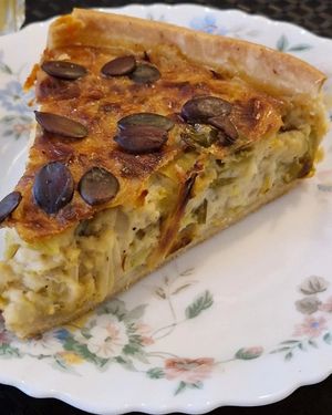 Quiche végane at J'ai du bowl in Valenciennes