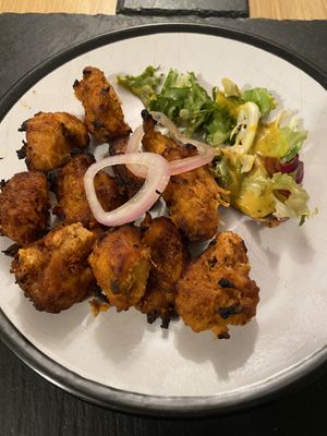 Vegan Chicken Tikka starter   at Namaste in Wolverhampton