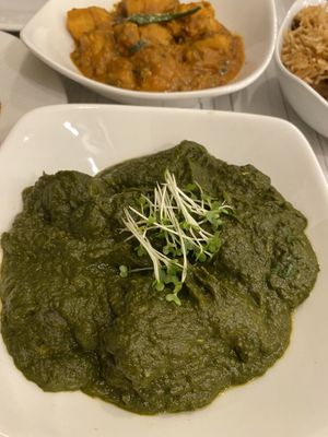 Vegan Lamb Saag   at Namaste in Wolverhampton