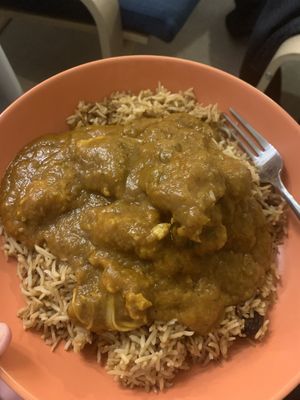 Balti and mushroom rice  at Namaste in Wolverhampton