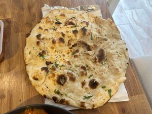 Garlic naan  at Namaste in Wolverhampton