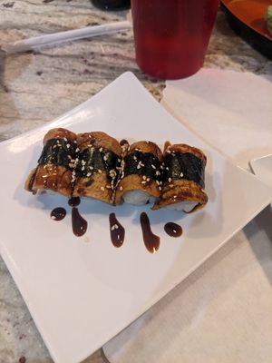 Inari nigiri at Sushi Rose in Reno