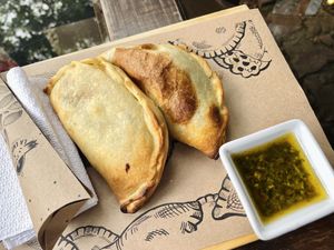 Vegan Empanadas (Baked) at La Casa de la Empanada in Antigua