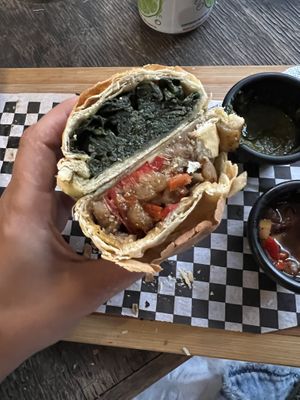   at La Casa de la Empanada in Antigua