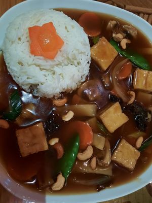 Tofu chop suey at Thai Chi in Freiburg