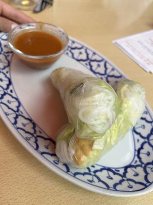 Summer rolls with tofu   at Thai Chi in Freiburg